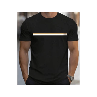 Camiseta Masculina Boss Camisa Malha Premium De Algodão Promoção
