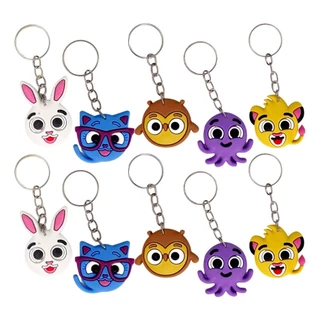 Kit 10/50 Chaveiros Bolo Fofo Lembrancinhas Festa Aniversário
