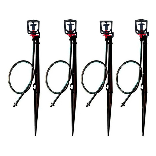 MICRO ASPERSOR BAILARINA 98L HASTE 60CM E MICRO TUBO 100 UN