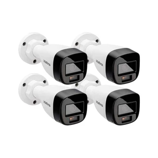 Kit 4 Câmeras de Segurança VHD 1220 B G7 Full Color 1080P Visão Noturna Colorida 20m Proteção IP67 Intelbras