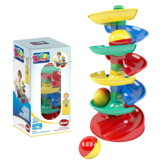 Brinquedo Blocolândia Rola Bola 35cm Educativo 18PÇ 2505 - Dismat