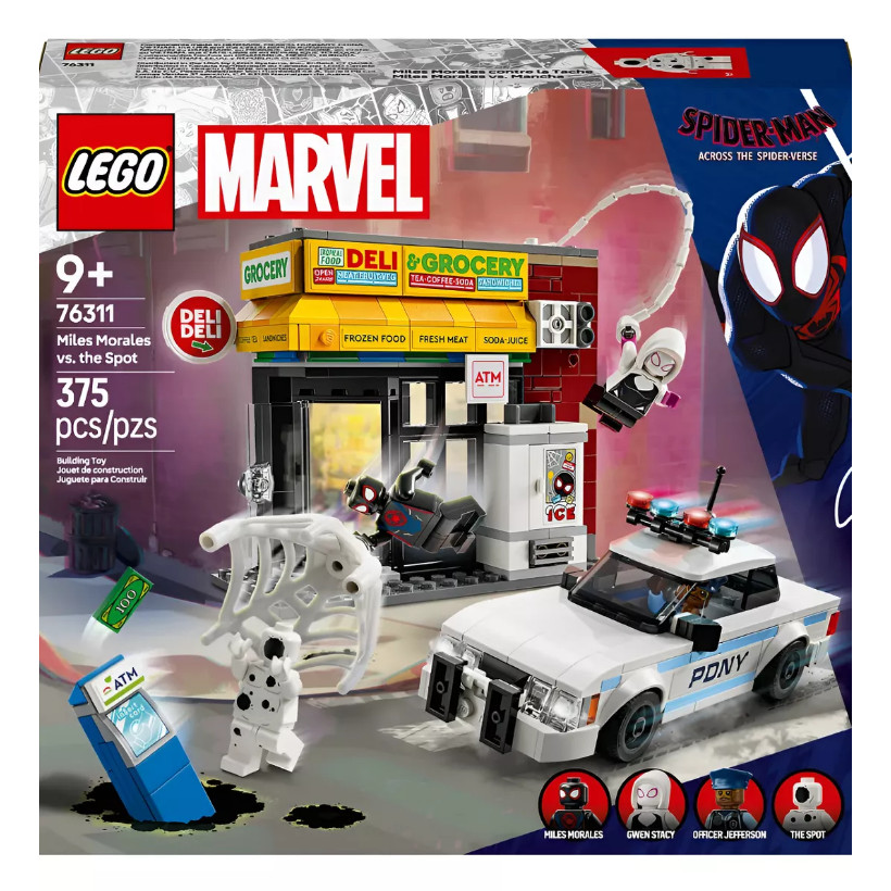 ブルーベリーさん専用 76311 Lego Marvel - Homem Aranha - Aranverso: Miles Morales Contra
