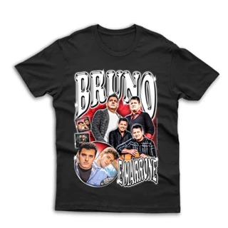 Camiseta Bruno E Marrone Unissex 100% Algodão Plus Size
