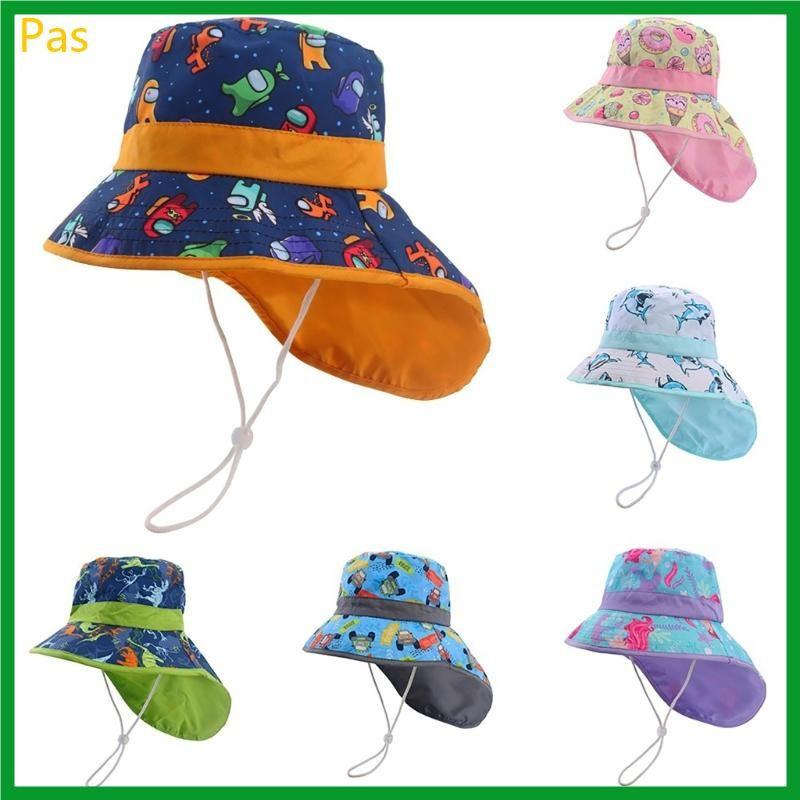 Chapéu Bebê Para Brincar Ar , Sol Aba Larga , Estampa Múltipla ...
