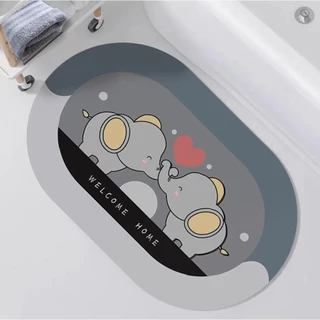 Tapete antiaderrapante de espuma de microfibra ultra absorvente capacho bathroom em Oferta na Shopee