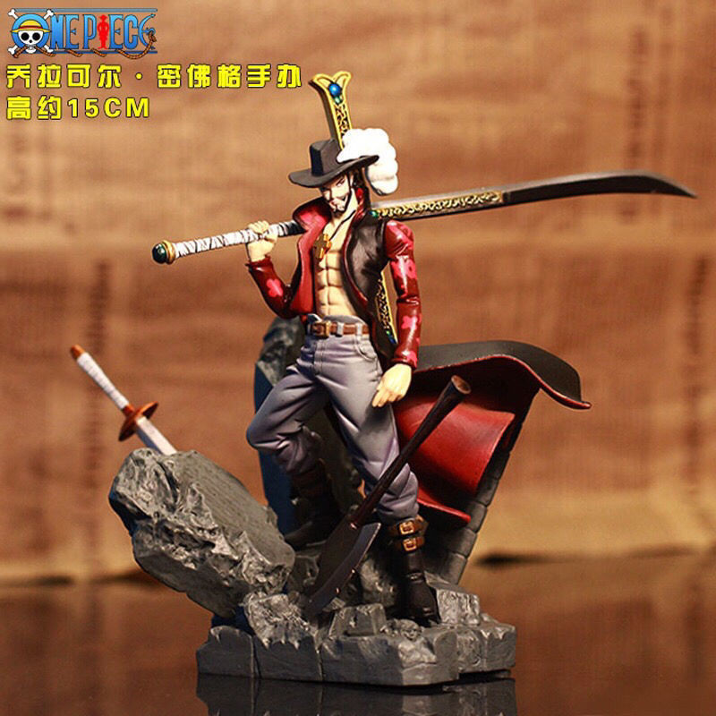 King Shichibukai Olho De Águia / Battle Eye Mihawk Para Decoração De Uma Peça