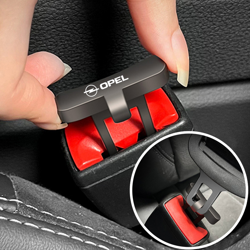 1/2Pcs Opel Zinco Liga De Mini Cinto De Segurança Para Carro Corsa Vectra Astra g H J K Insignia Vivaro Zafira Mokka