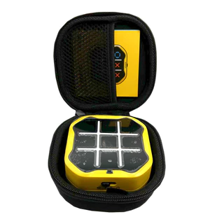 Estojo Para GiiKER Tic Tac Toe Bolt Game 3 Em 1 Console De Jogo De Quebra-Cabeça Portátil , Fidget Toys Board Games Caixa Organizadora De Armazenamento Crianças E Adultos (Somente Bolsa)