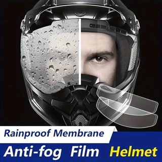 Pacote de 1pc /2pcs /4pcs Capacete de motocicleta elétrica Capacete de motocicleta HD Anti-embaciamento Capacete de ciclismo Capacete de ciclismo com filme à prova de chuva Adesivo à prova d'água Tipo Universal
