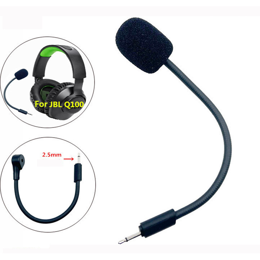 Micrófono Con Cancelación De Ruido Para Auriculares JBL Q100, Q350, Q360 Y Q400 – Conector De 2.5mm Y Cubierta Antiviento