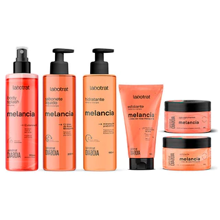 Labotrat Kit Completo com 6 Unidades Dia a Dia Rosto e Corpo - Melancia