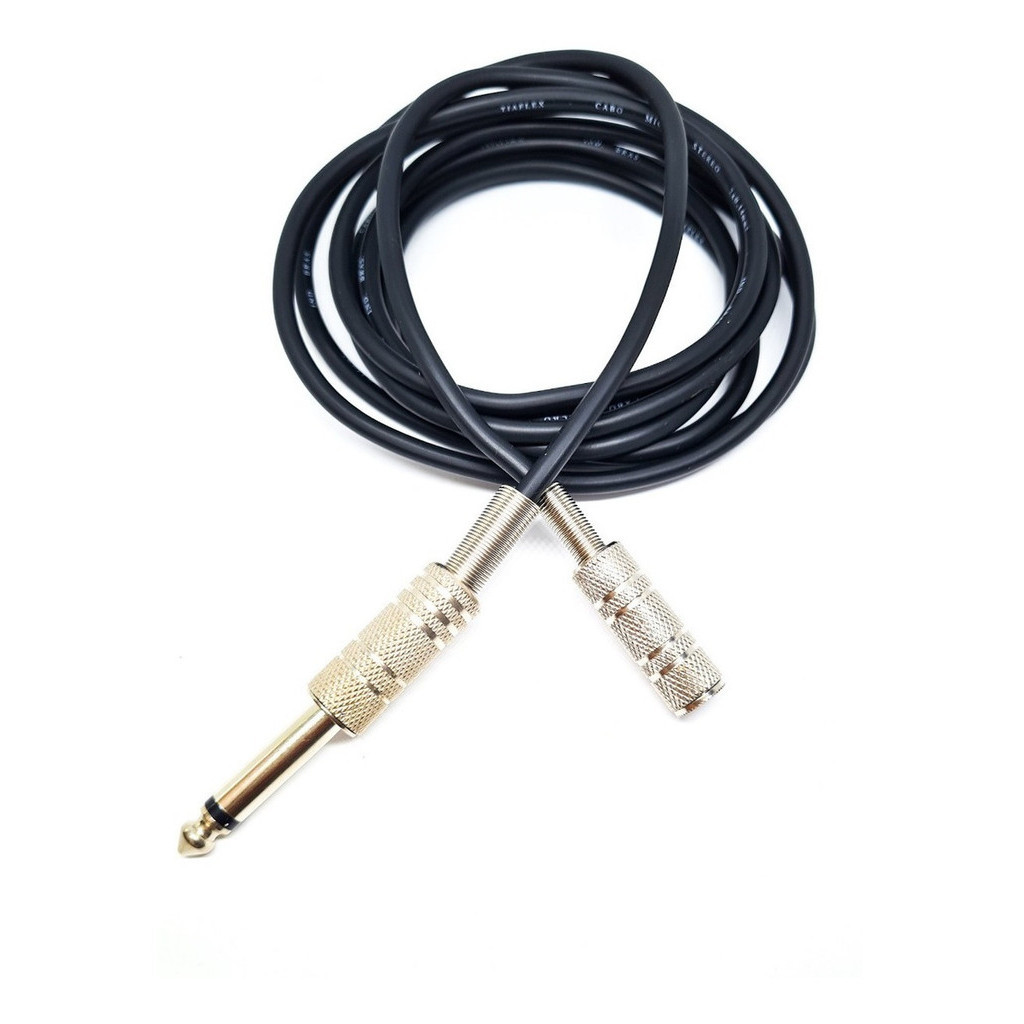 Cabo Extensor P2 Femea Stéreo P10 Mono 7m