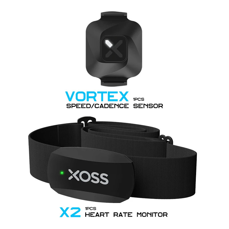 XOSS X1 Moniteur Cardiaque à Bras – Bluetooth ANT+, Capteur Optique, étanche IP67
