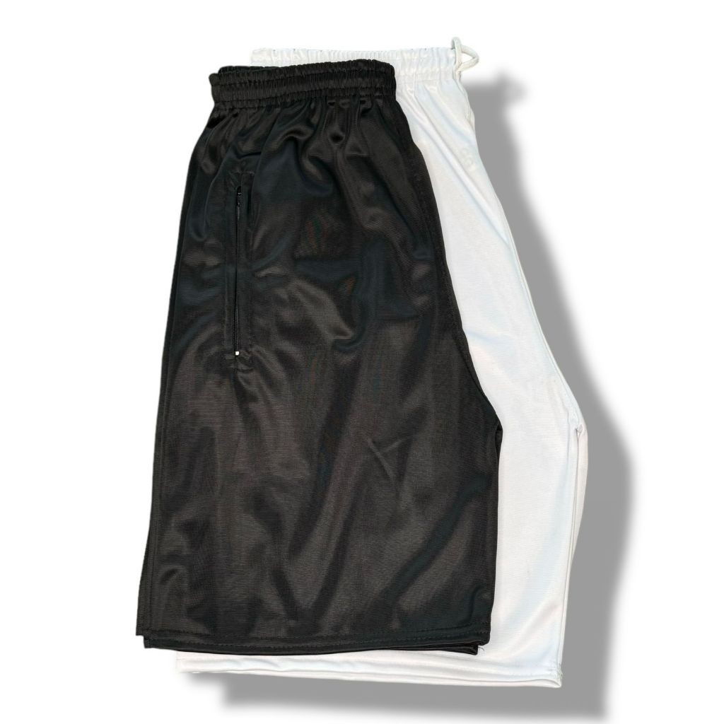 Kit 2 Shorts Bermuda Dry Fit Esportiva Treino Com Ziper no Bolso