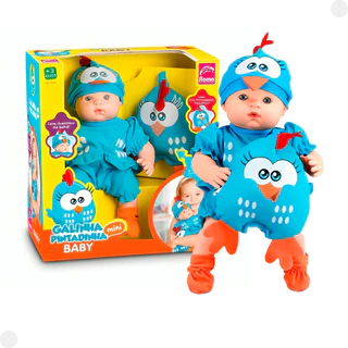 Boneca Galinha Pintadinha Mini 5604 - Roma
