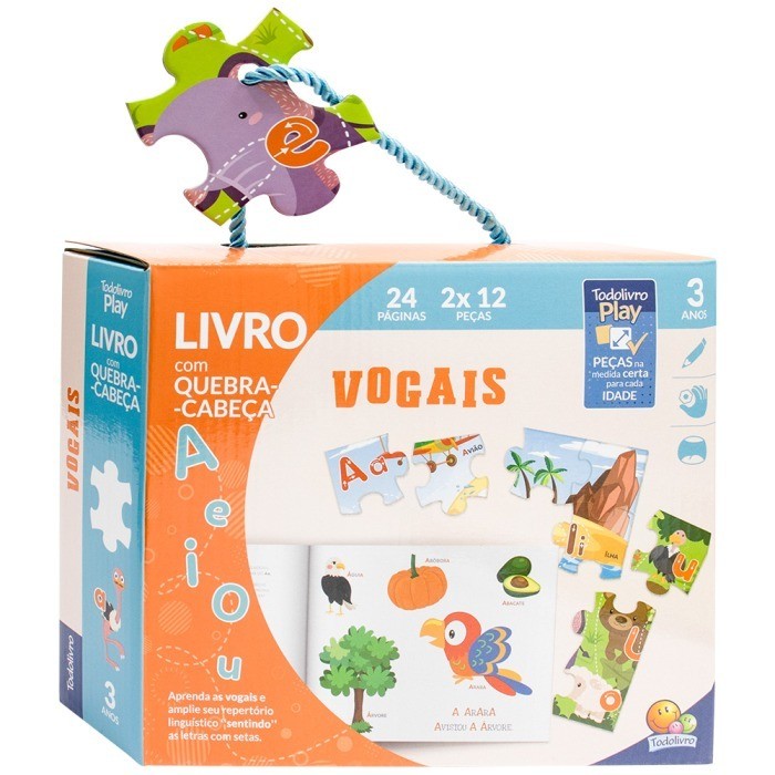 Todolivro Play QC ASS 2A - Box livro + Quebra Cabeça | Shopee Brasil