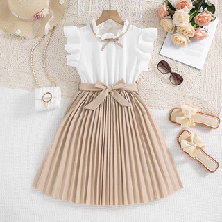 Vestido de princesa infantil de 8 a 16 anos, vestido de meninas