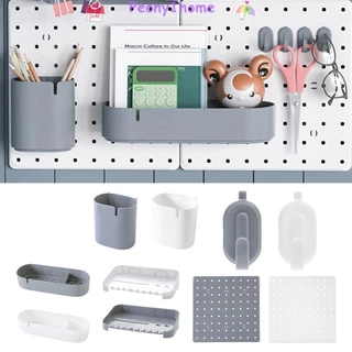 Rack De Armazenamento Multifuncional PH , Placa Perfurada Sem Perfurações PP , Cozinha Criativa De Pegboard Doméstica