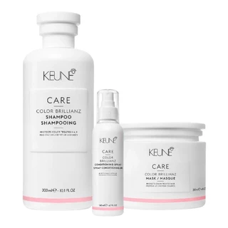Kit Keune Color Brillianz Shampoo 300ml, Condicionador Spray 140ml, Máscara 200ml