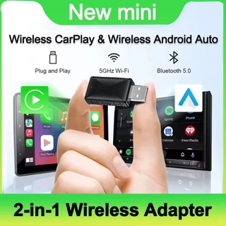 Adaptador Carplay De Substituição De Acessórios De Peças Portáteis 2 Em 1 Para Veículos