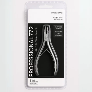 Alicate Cuticula de Unha 772 para Manicure Profissional Premium MEY Kit C/4