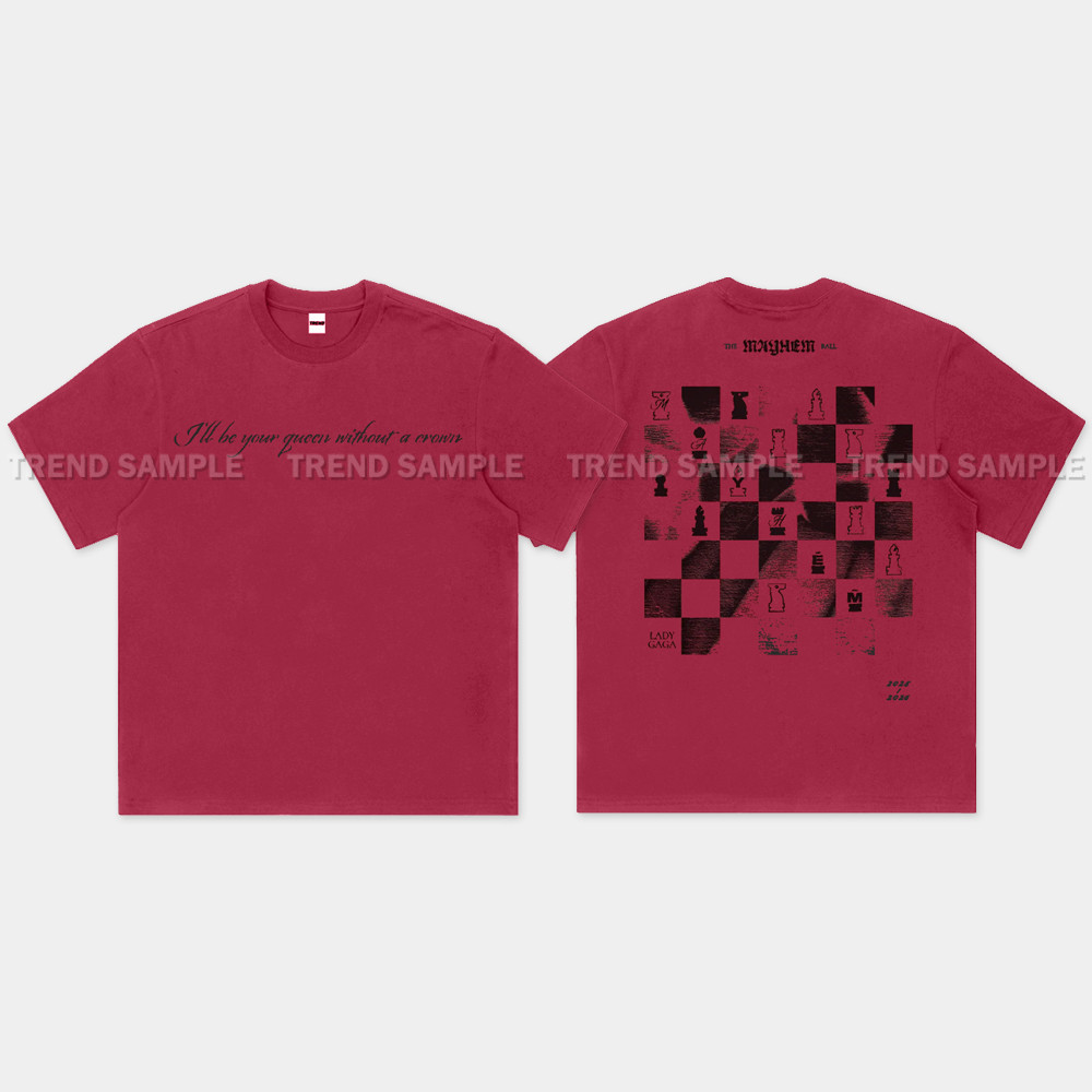 Lady Gaga The MAYHEM Ball Tour 2025 Merch Camiseta De Algodão