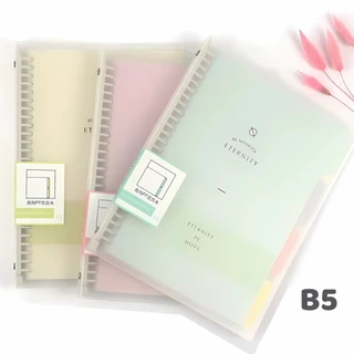 CADERNO INTELIGENTE FICHARIO CAPA LISA 60 FOLHAS B5 ~28x21cm