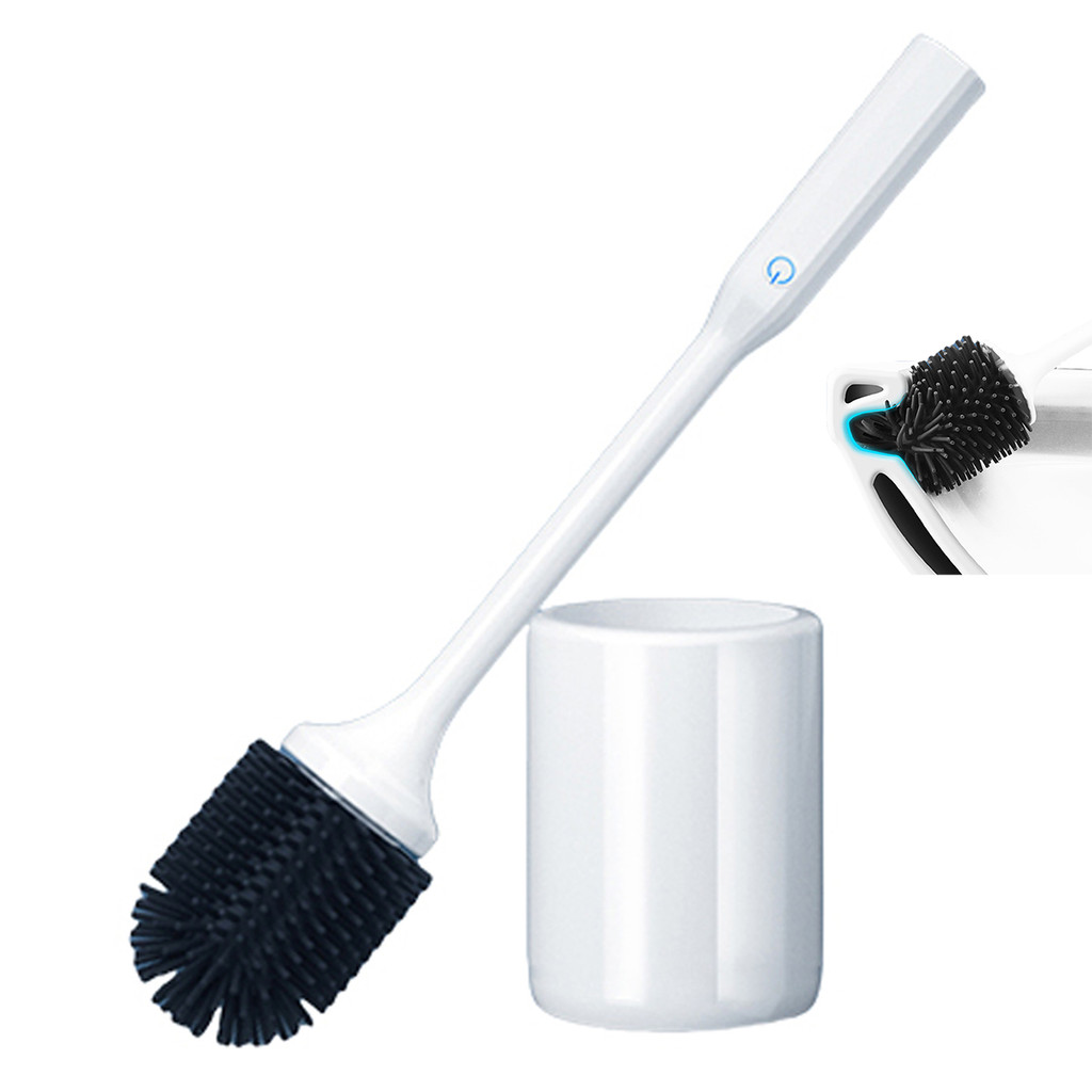 Escova Sanitaria Eletrica Banheiro Vaso Privada Lavabo Bateria Recarregavel USB Higiene Faxina Limpeza