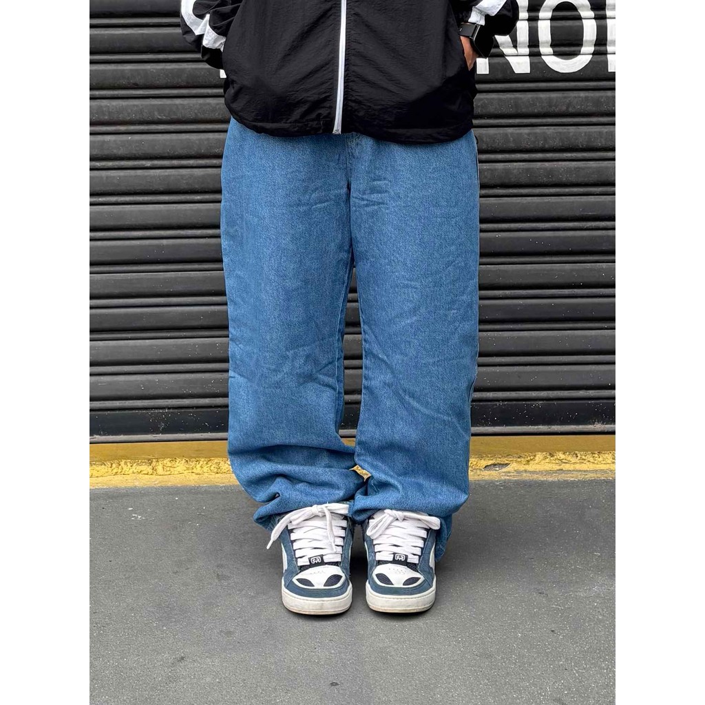 Calça Carpenter Jeans Ocean Estonada Larga Skate Retrô Baggy | Shopee ...