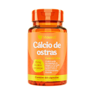 Cálcio de Ostras 500 mg – 60 Cápsulas em Oferta na Shopee