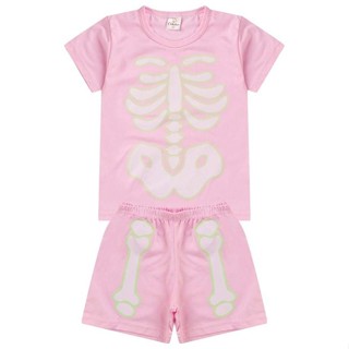 Pijama Infantil Esqueleto Menina em Oferta na Shopee