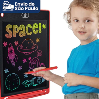Lousa Mágica Infantil de Escrever e Desenhar em Tela LCD - Disponível em 8.5, 10.5 e 12 Polegadas