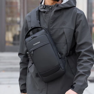Chest Bags Bolsa Masculina Pochete Transversal Impermeável Bolsa De Moto De Peito