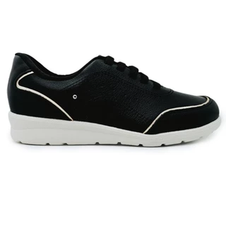 Tênis Usaflex Couro Casual com Amortecedor Impacto em Oferta na Shopee