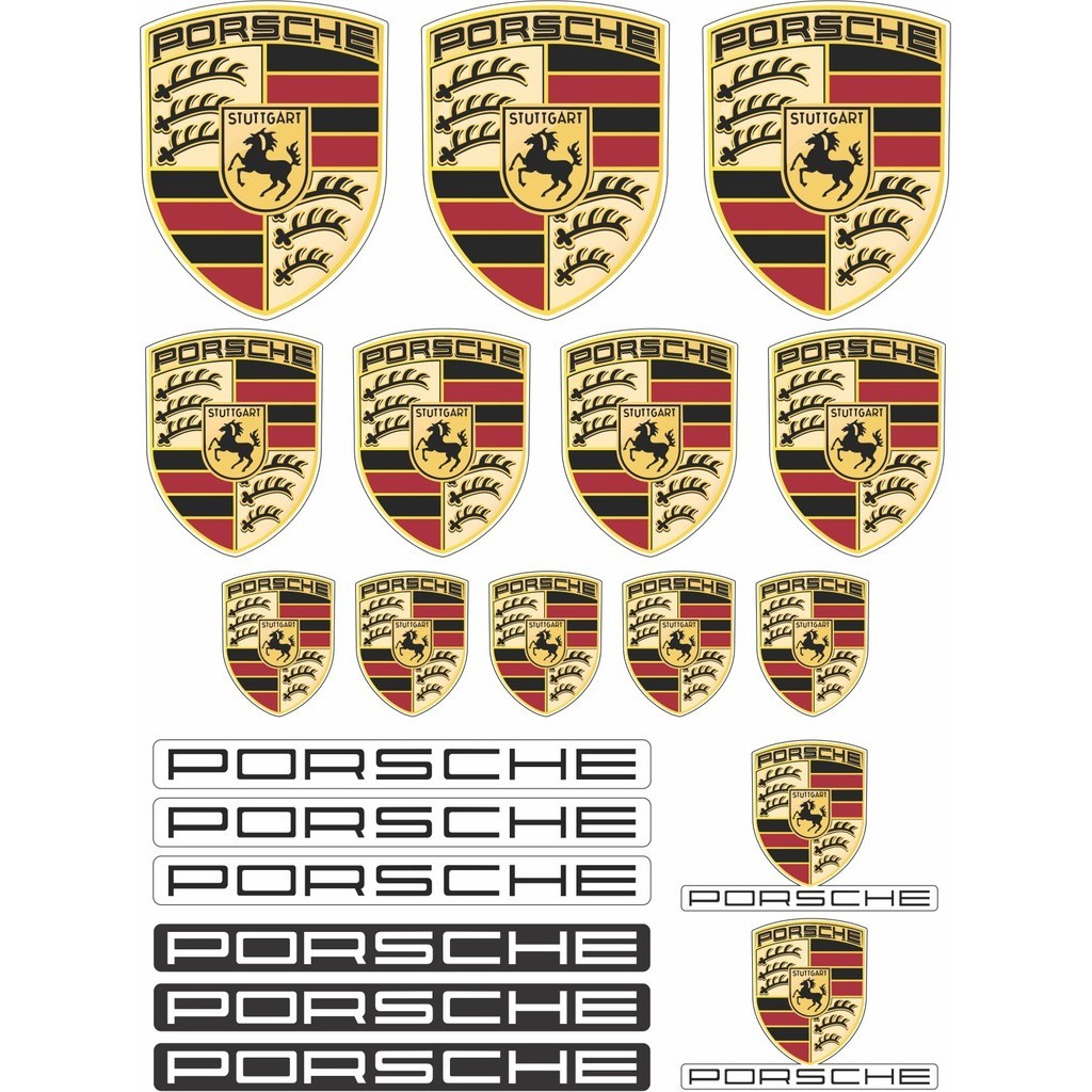 Kit 20 Adesivos Carro Esportivo Carros de Luxos