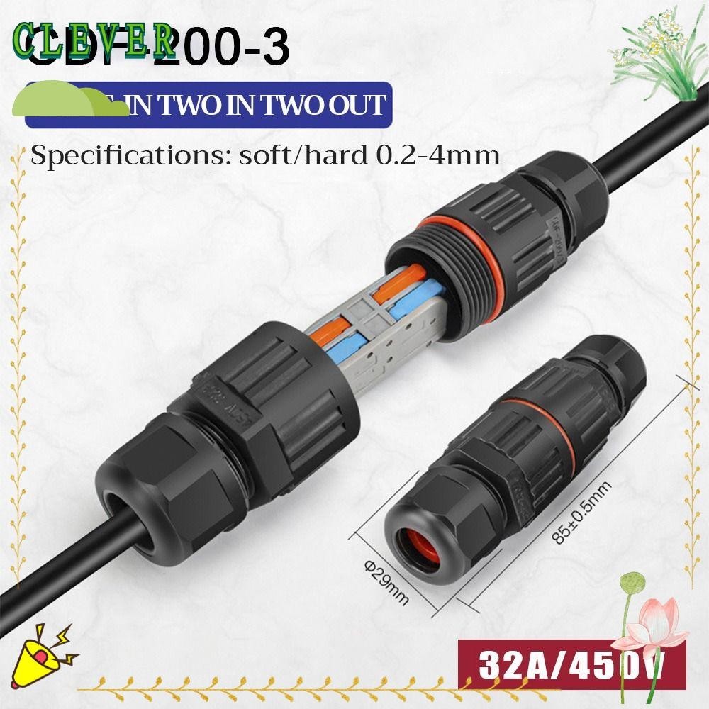 CLEVER Conector De Cabo À Prova D'água , Extensor De Conexão De ...