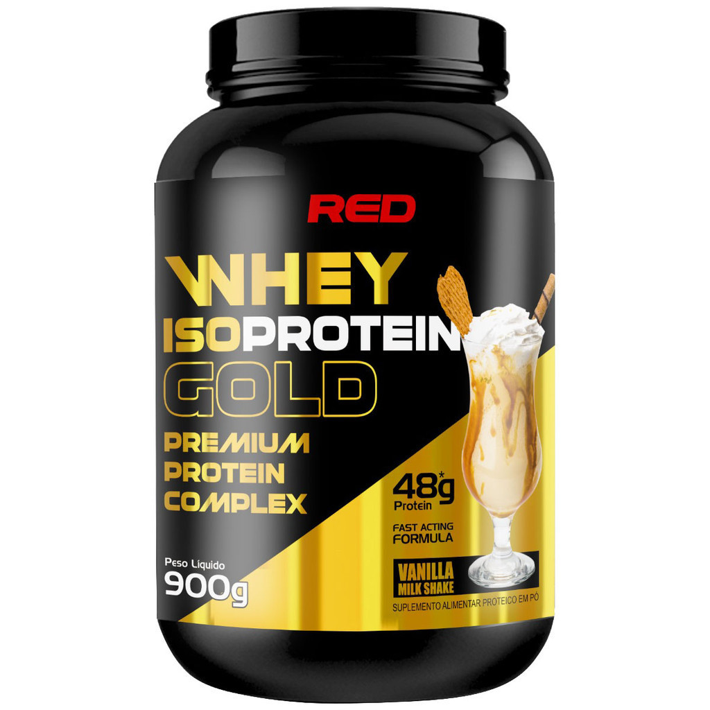 Whey Isoprotein Gold 900g - Red Series | Shopee Brasil