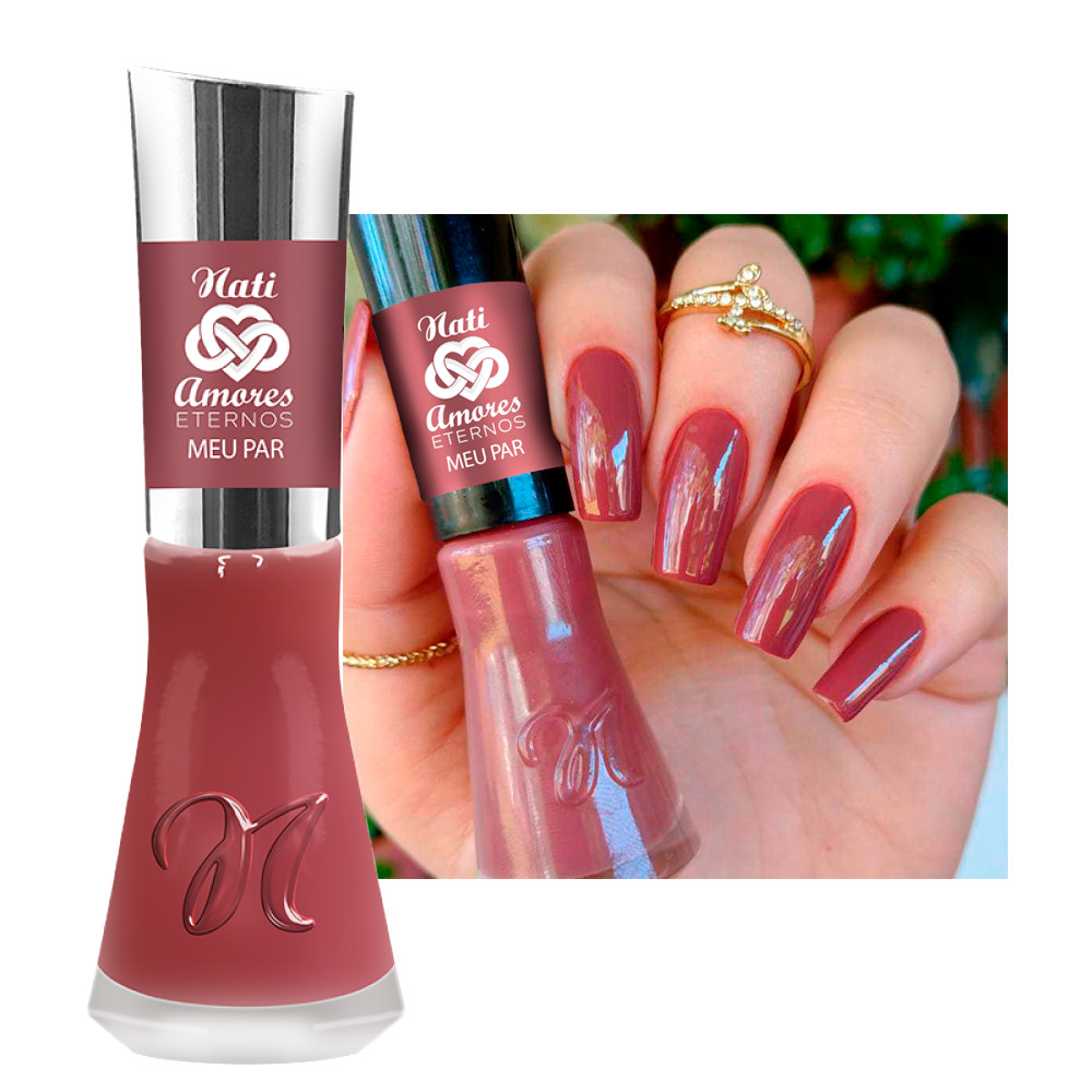 Esmalte Coleção Amores Eternos Cor Meu Par 8ml Nati