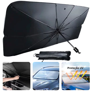 Protetor Solar Sol Parabrisa Carro Painel Quebra Tapa Guarda Cortina