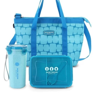 Conjunto Bolsa Térmica, Marmita e Garrafa Elementos.