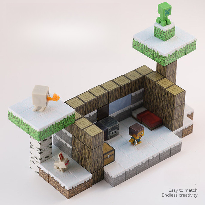 Minecraft blocos magnéticos Bloco de Construção de Brinquedos ...
