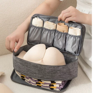 Bolsa portátil para armazenamento de roupas íntimas adequada para bolsas de armazenamento de viagem em Oferta na Shopee