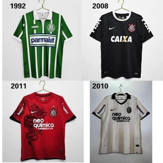 199992-2008-2010-2011 Jogo Temporada Retro Futebol Jersey Home Longe Camisa Personalizada