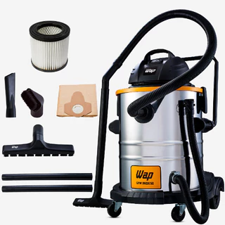 Aspirador De Pó E Água Industrial Tambor 50l Wap Gtw Inox 50
