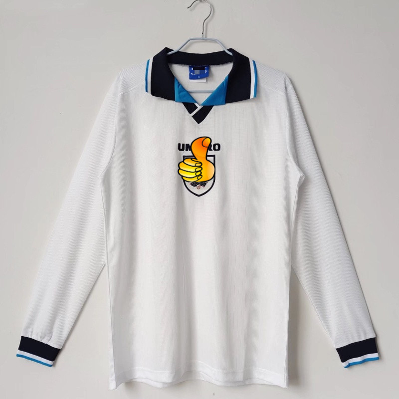 Camisa retro Ano: 1996 Casa mangas compridas Topo branco OGZP