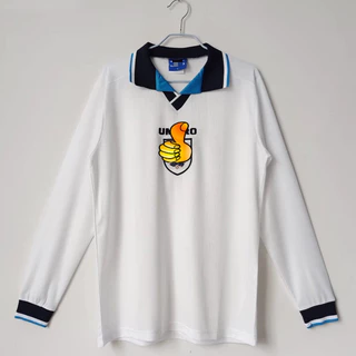 Camisa retro Ano: 1996 Casa mangas compridas Topo branco OGZP