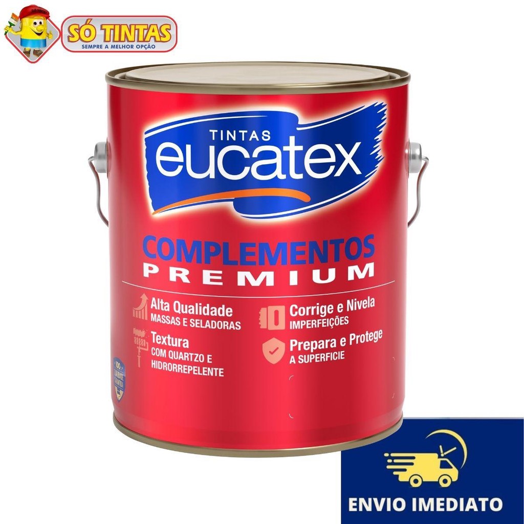 Massa Acrílica Complementos Paredes Premium Eucatex 3,6L