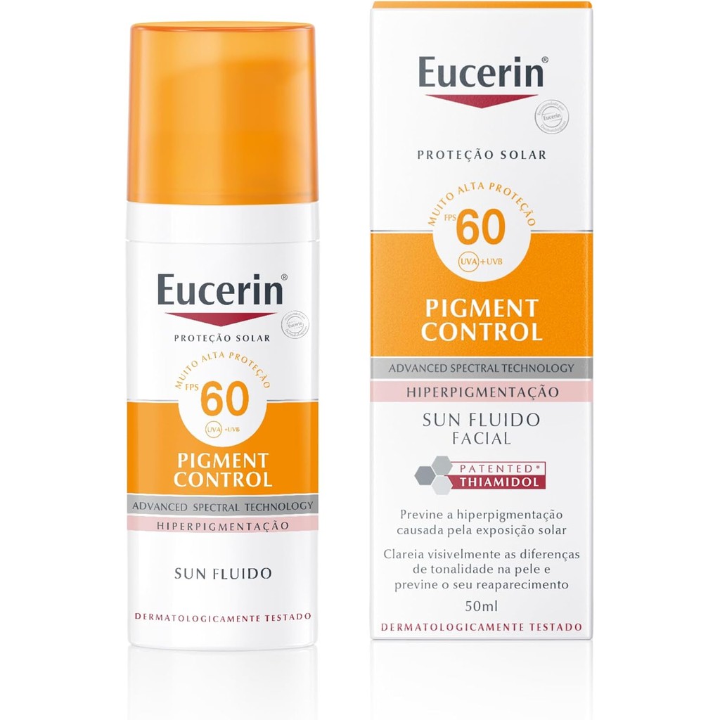 Eugene Protetor Solar Controle De Pigmento FPS 60 Película Protetora Sun Máscara facial 50ml 50ml