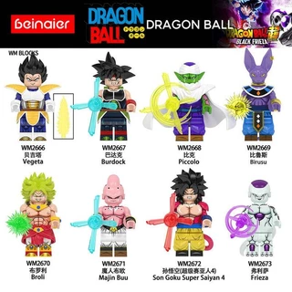 Dragon Ball Anime Series Vegeta Minifigura Bloco de Construção Minifigura