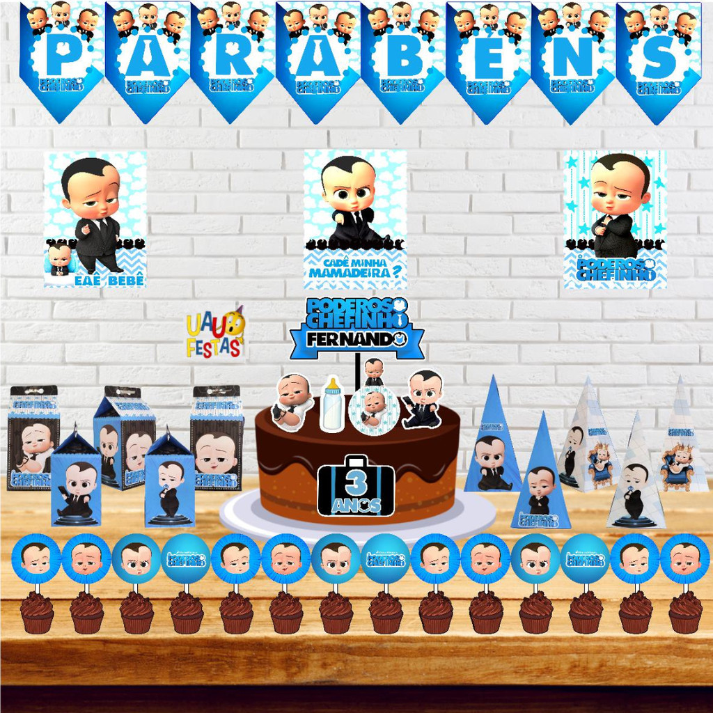 Kit Festa Só um Bolinho - O Poderoso Chefinho (3)